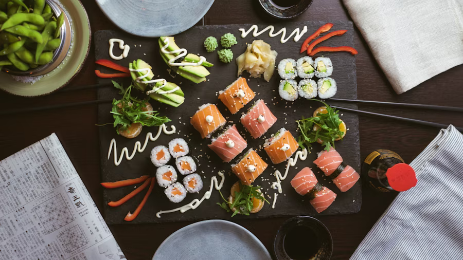 Aburi Salmon Roll Sushi Tei Bandung